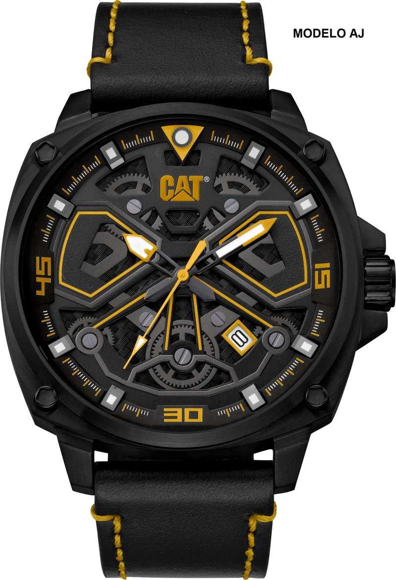 CORREA PULSERA CAT HOMBRE AJ-34 NEGRO - 3