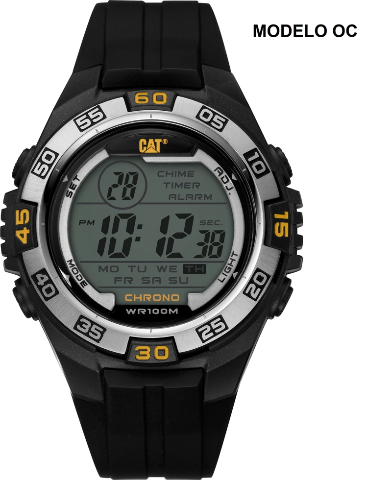 CORREA PULSERA CAT HOMBRE OC-21 NEGRO - 3