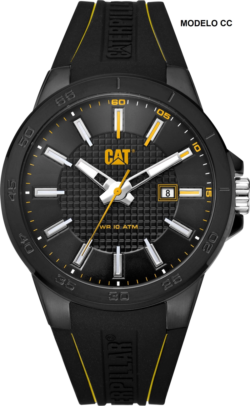 CORREA PULSERA CAT HOMBRE CC-21 NEGRO - 3