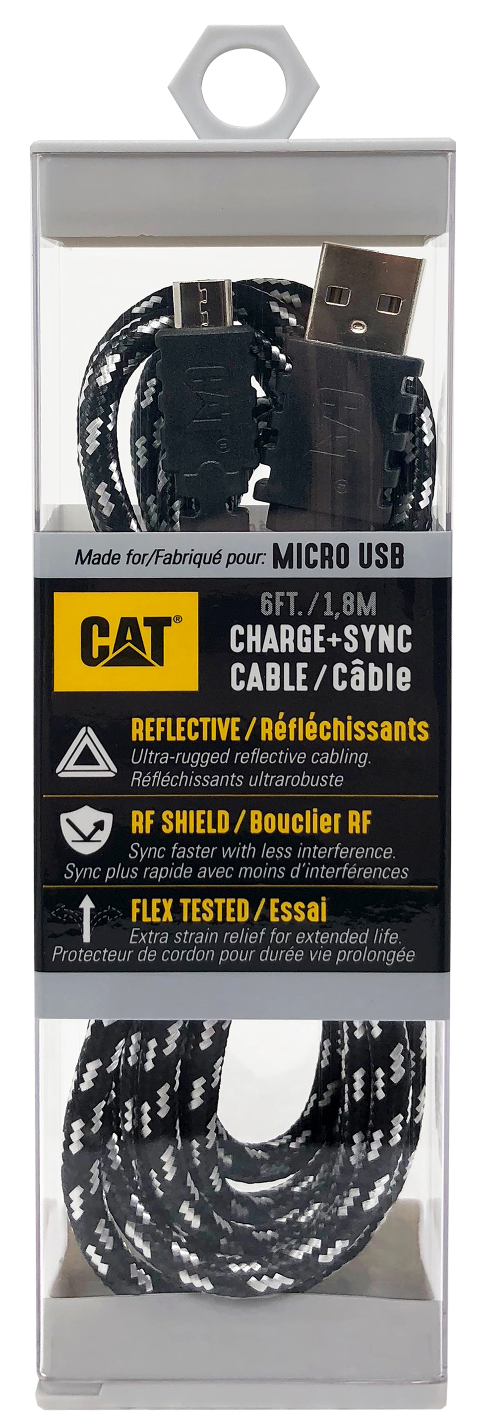 CABLE CAT MICRO USB A USB - 1