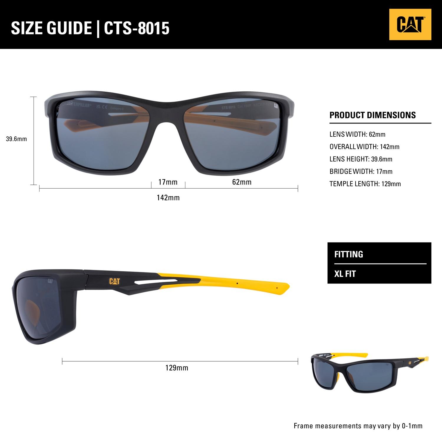 LENTES DE SOL POLARIZADOS CAT CTS-8015-106P GRIS - 3