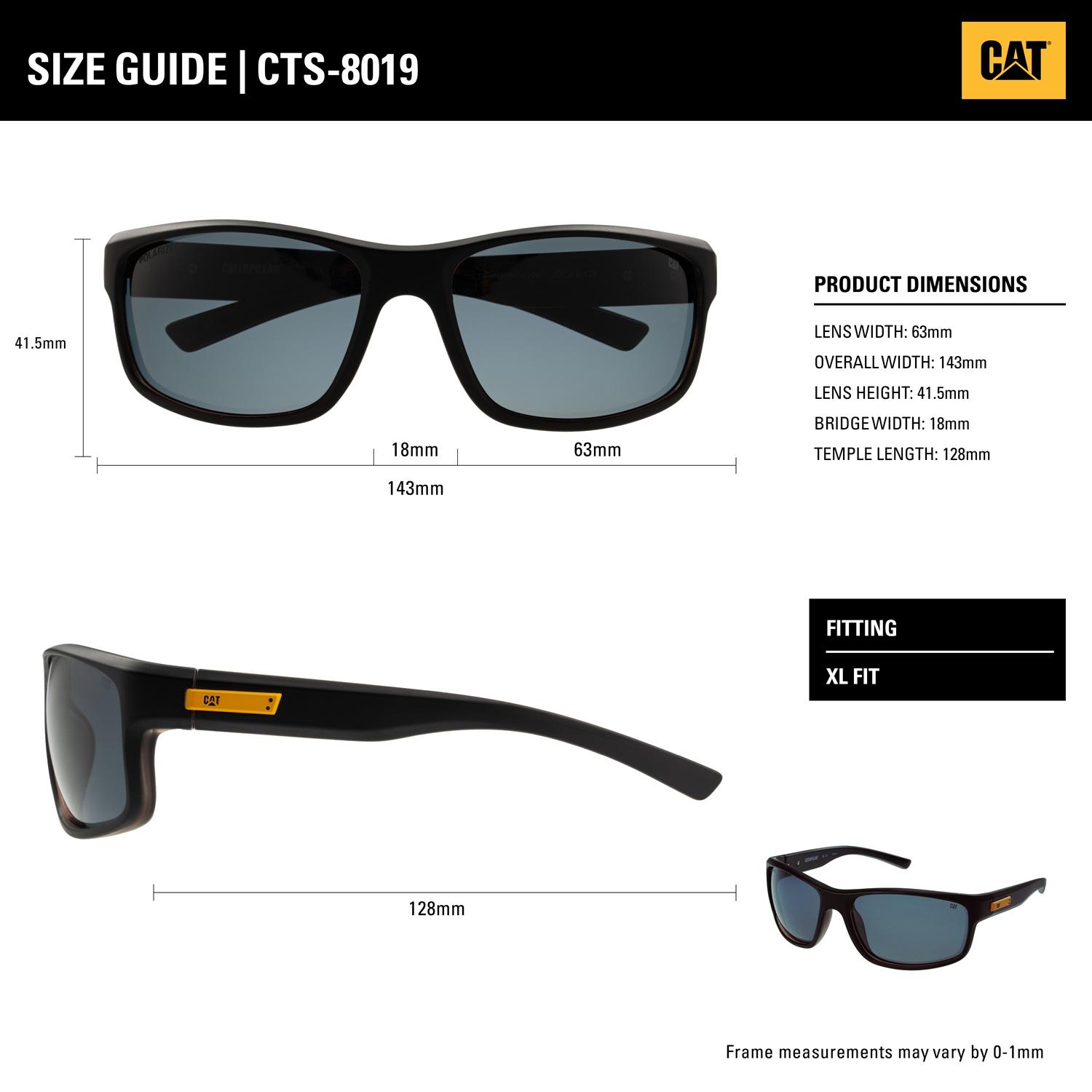 LENTES DE SOL POLARIZADOS CAT CTS-8019-113P GRIS - 3