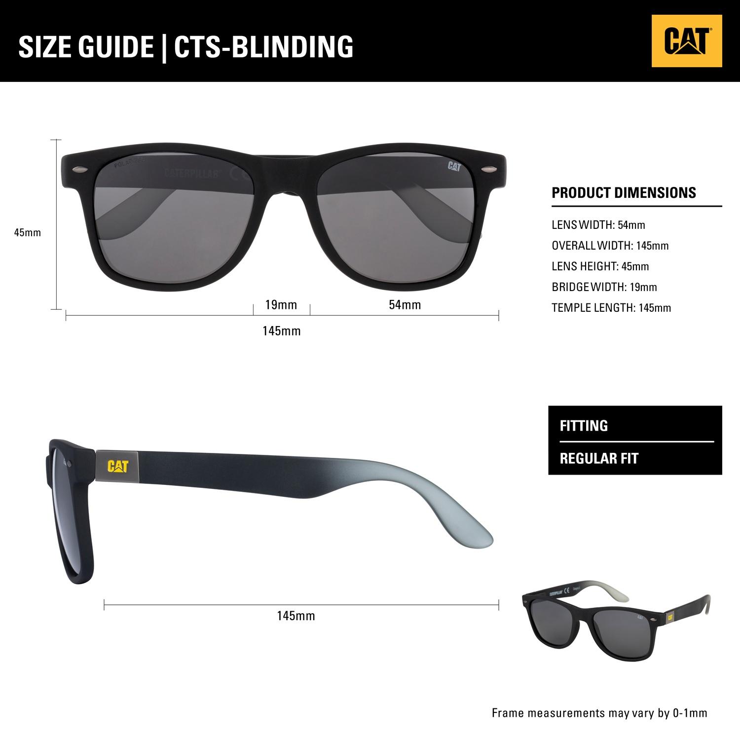 LENTES DE SOL POLARIZADOS CAT CTS-BLINDING-113P GRIS - 3