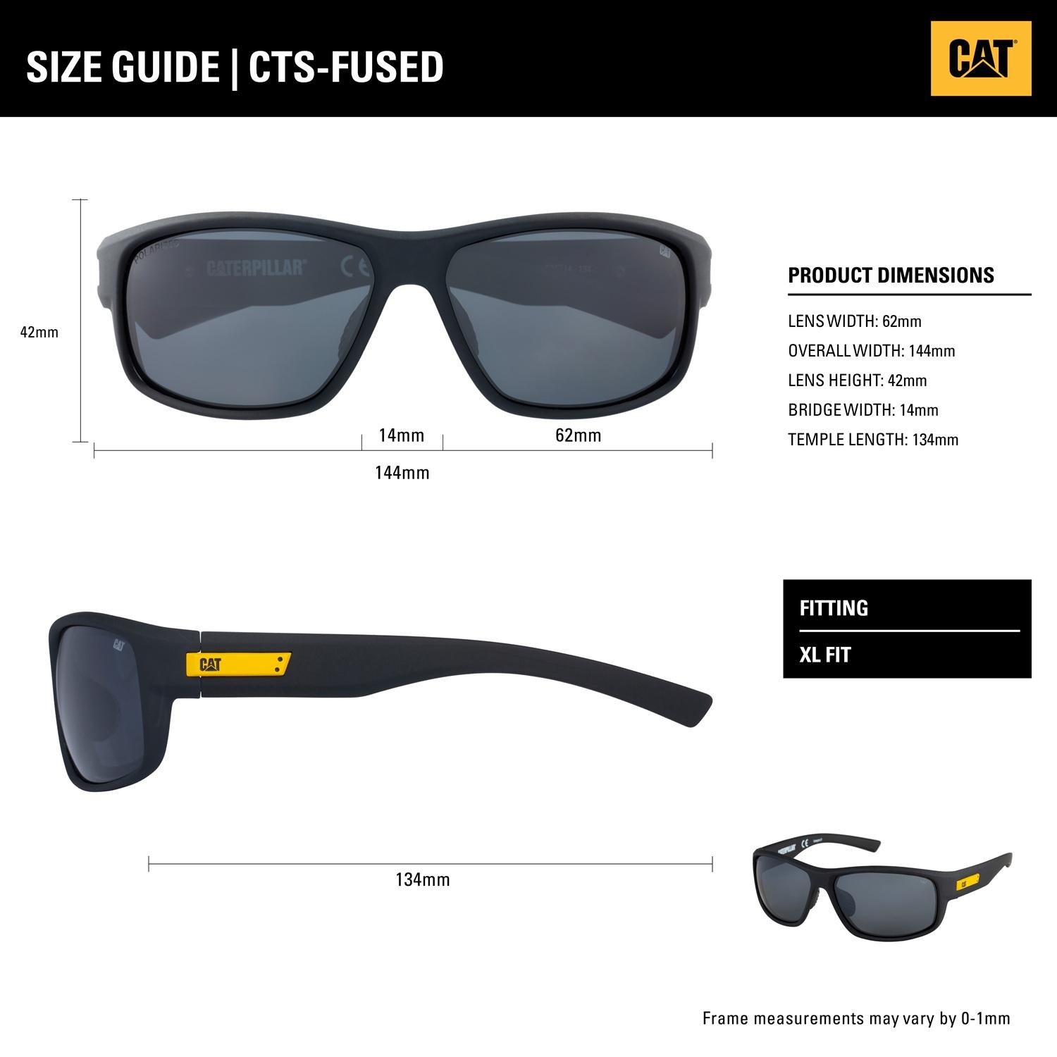 LENTES DE SOL POLARIZADOS CAT CTS-FUSED-106P AZUL - 3