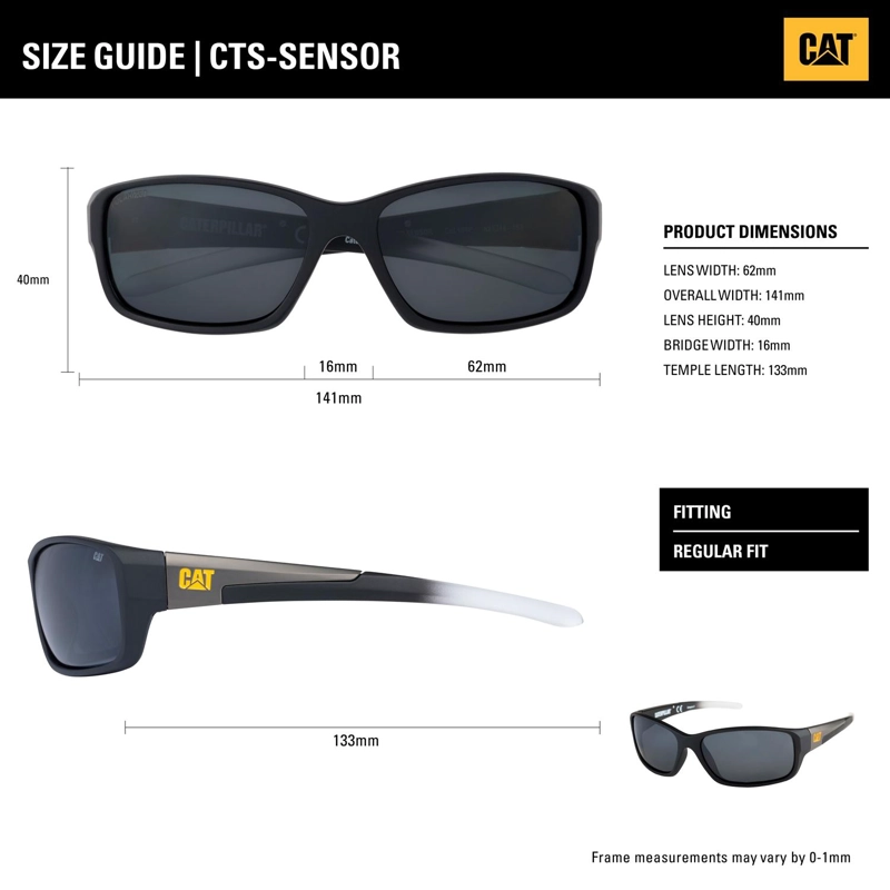 LENTES DE SOL POLARIZADOS CAT CTS-SENSOR-106P AZUL - 3