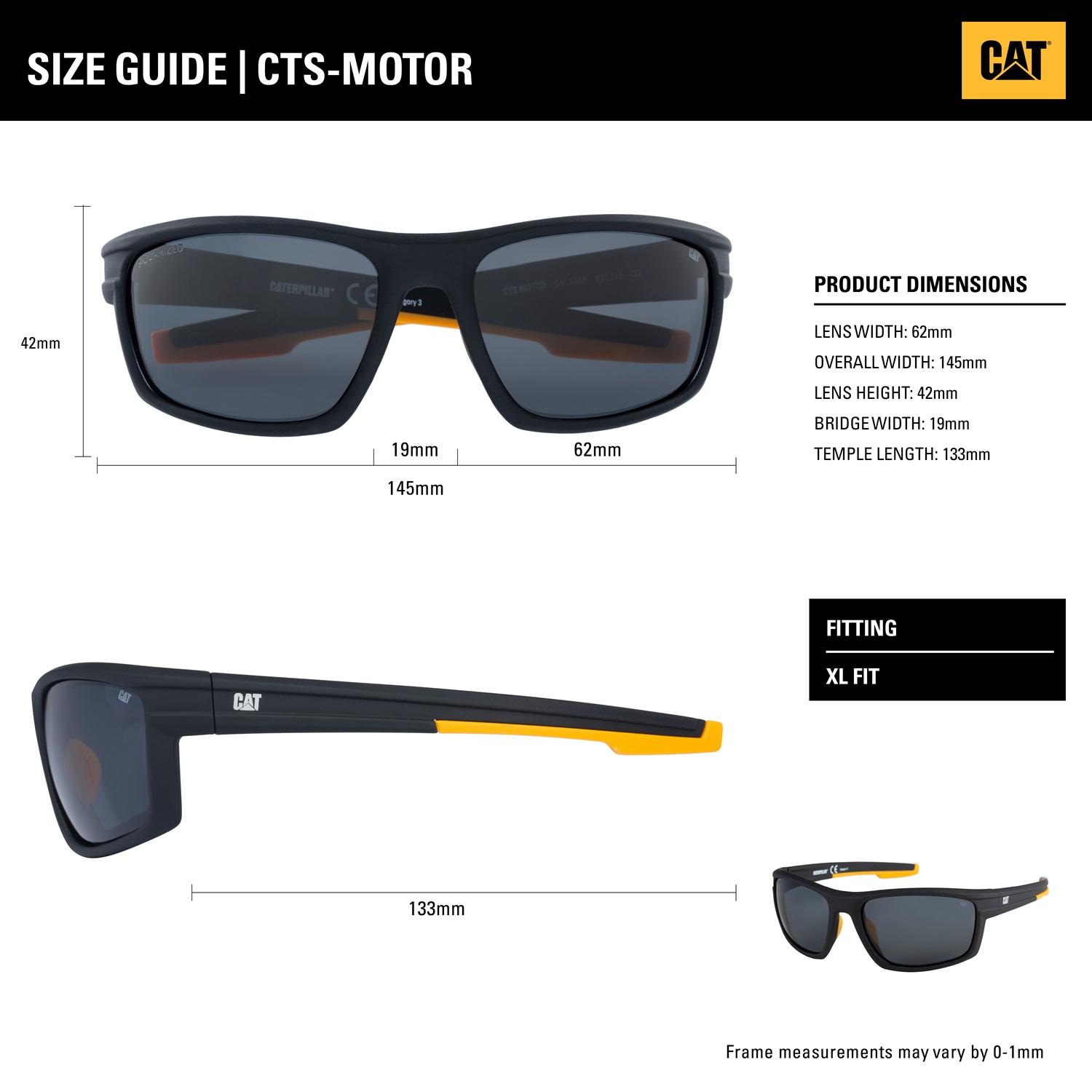 LENTES DE SOL POLARIZADOS CAT CTS-MOTOR-108P GRIS - 3