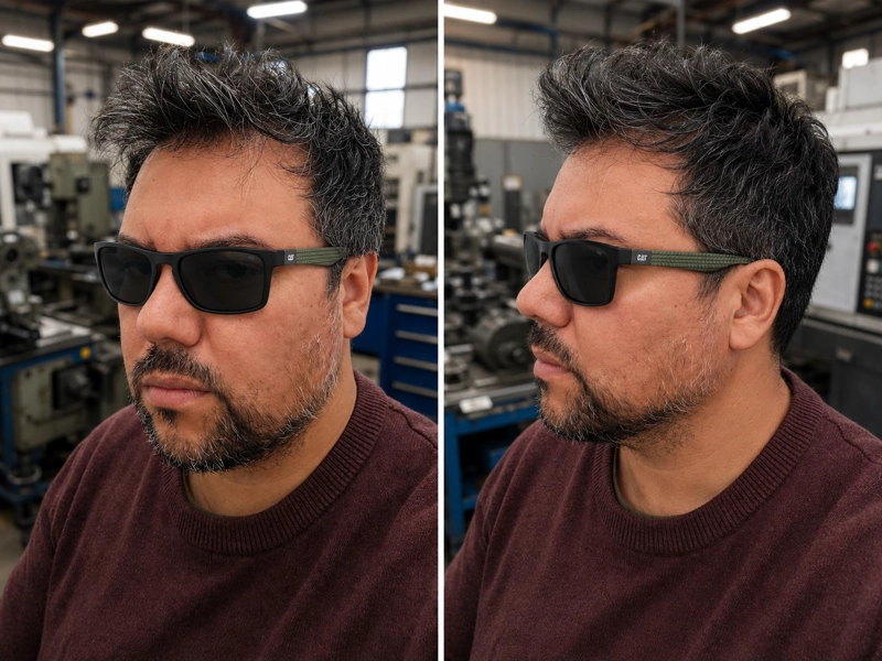 LENTES DE SOL POLARIZADOS CAT CTS-YARDER-104P NEGRO - 6
