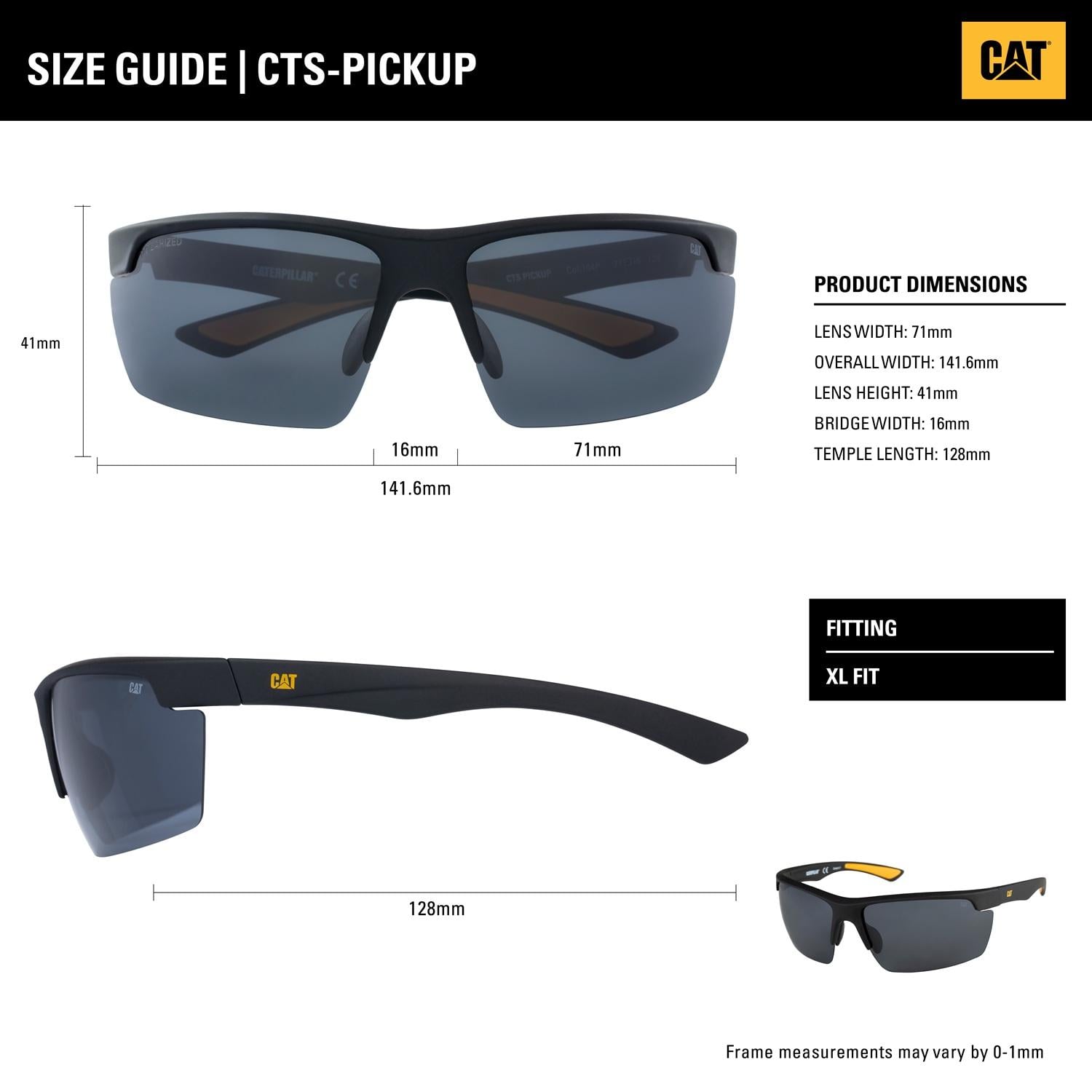 LENTES DE SOL POLARIZADOS CAT CTS-PICKUP-106P AZUL - 3