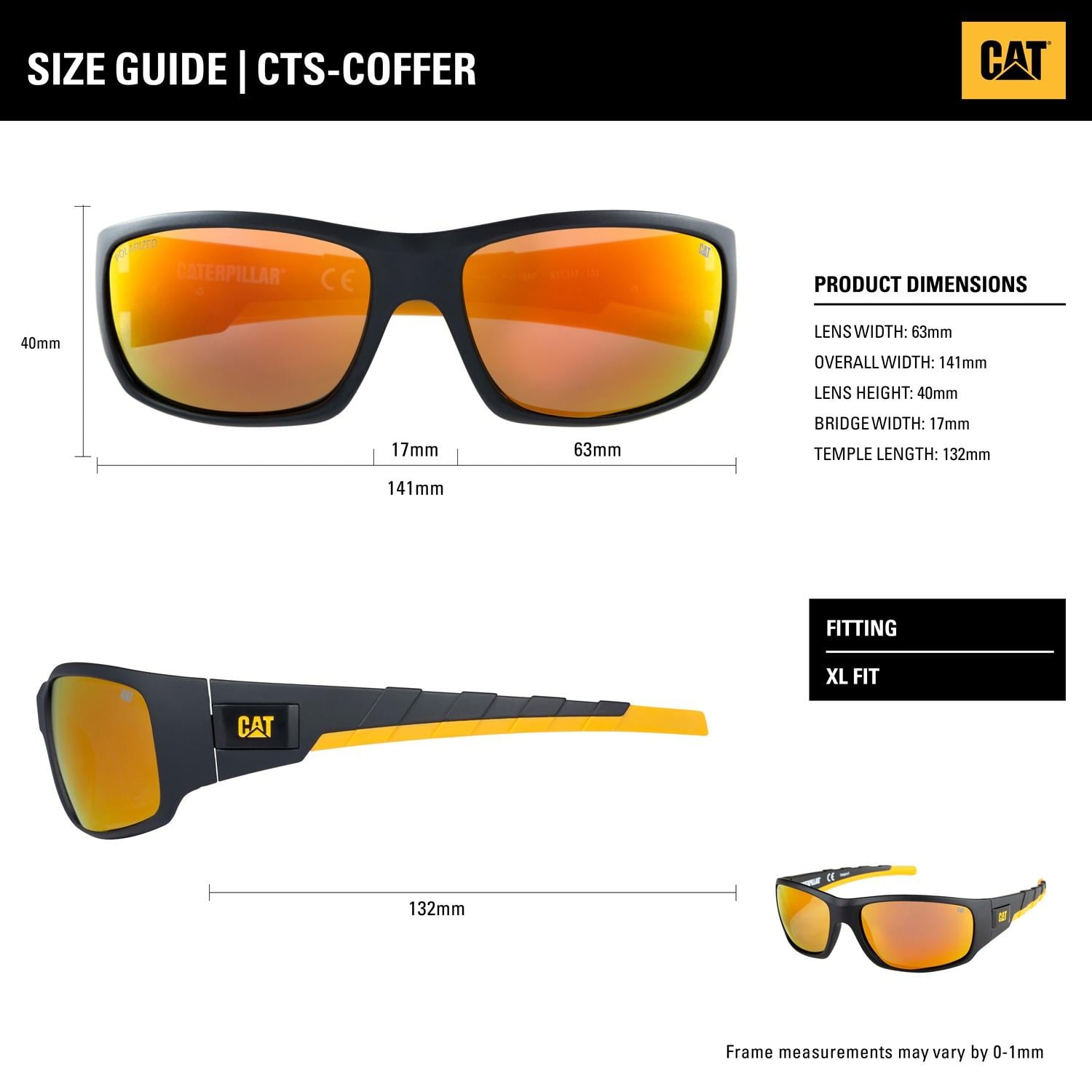 LENTES DE SOL CAT CTS-COFFER-108P POLARIZADOS GRIS - 3
