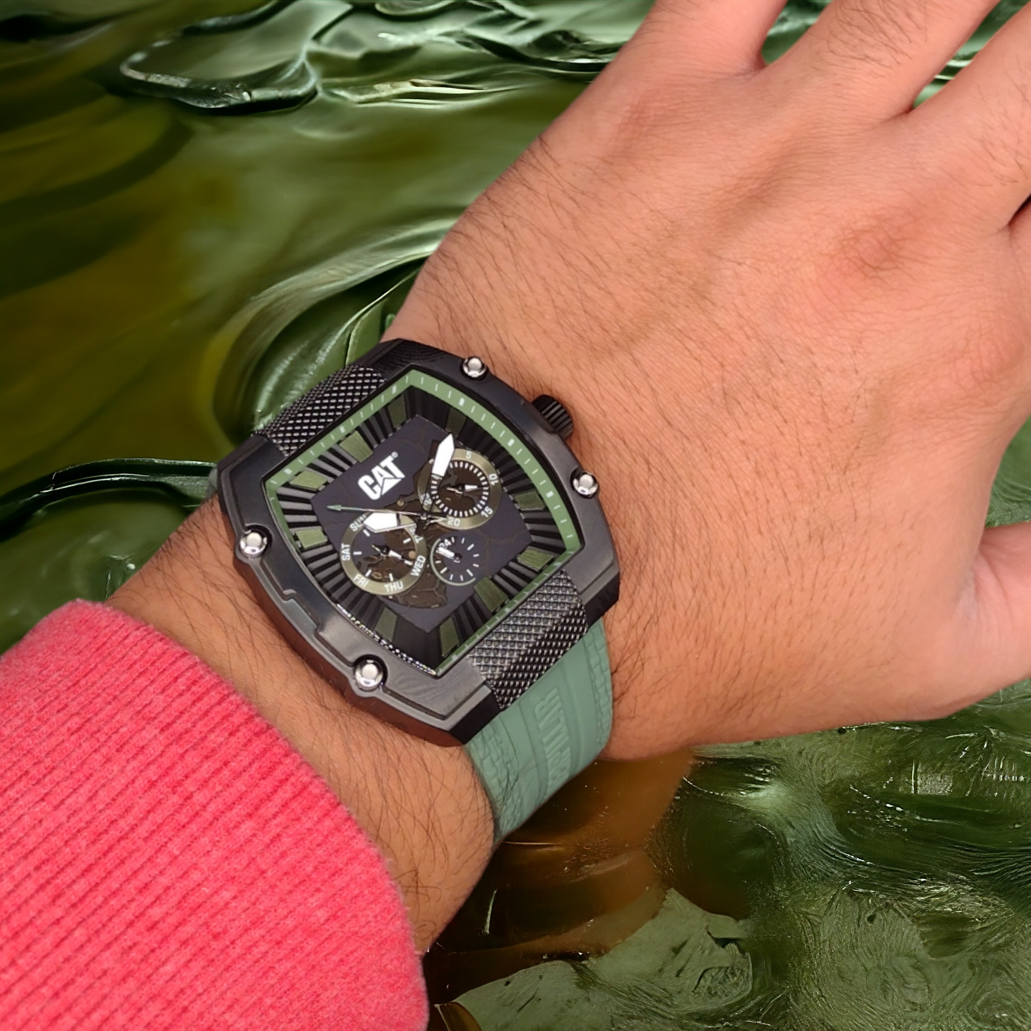 RELOJ CAT HOMBRE CUARZO 13-169-23-123 BARRELL - 5