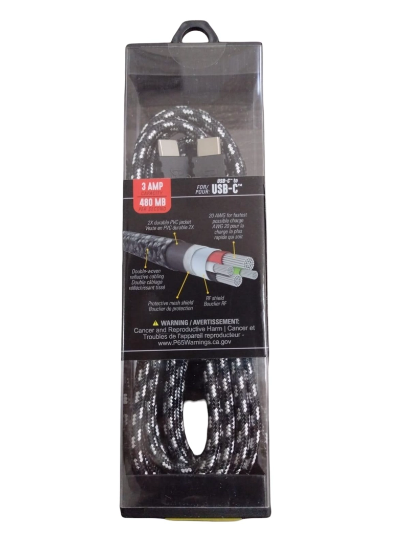 CABLE CAT USB-C A USB-C 1.8 MTS - 2