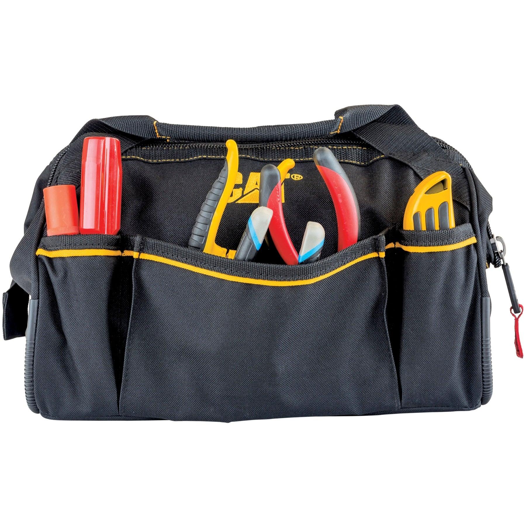 BOLSO CAT HERRAMIENTAS 41 CM 18 BOLSILLOS - 4