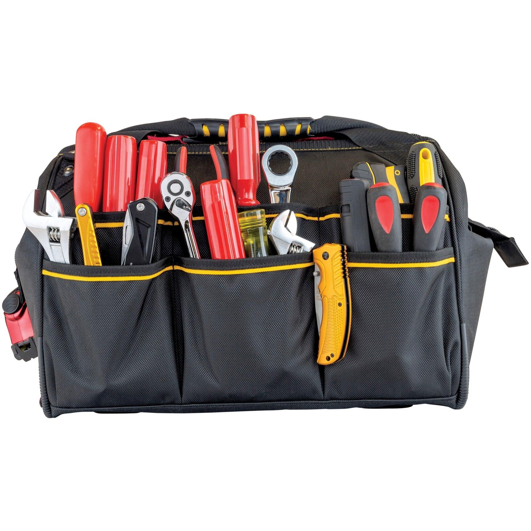 BOLSO CAT HERRAMIENTAS 41 CM 18 BOLSILLOS - 7