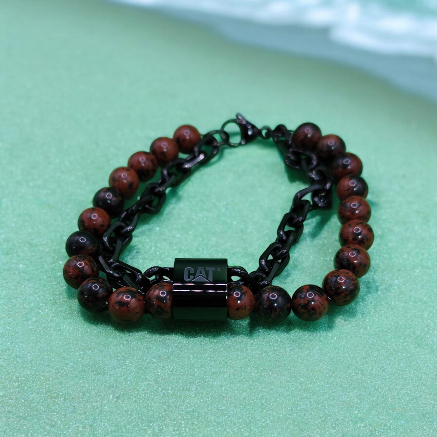PULSERA DE HOMBRE CAT J013B08114 NEGRO-CAFÉ - 3