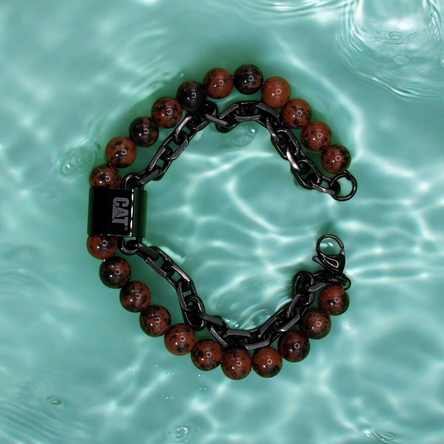 PULSERA DE HOMBRE CAT J013B08114 NEGRO-CAFÉ - 4