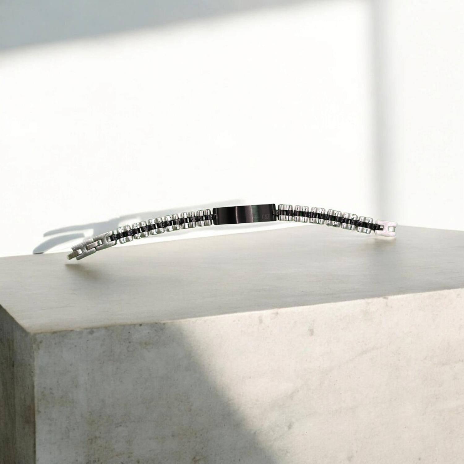 PULSERA DE HOMBRE CAT J018B00112 NEGRO-PLATEADO - 4