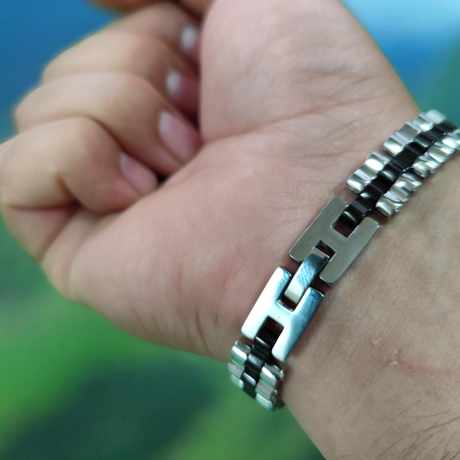 PULSERA DE HOMBRE CAT J018B00112 NEGRO-PLATEADO - 8