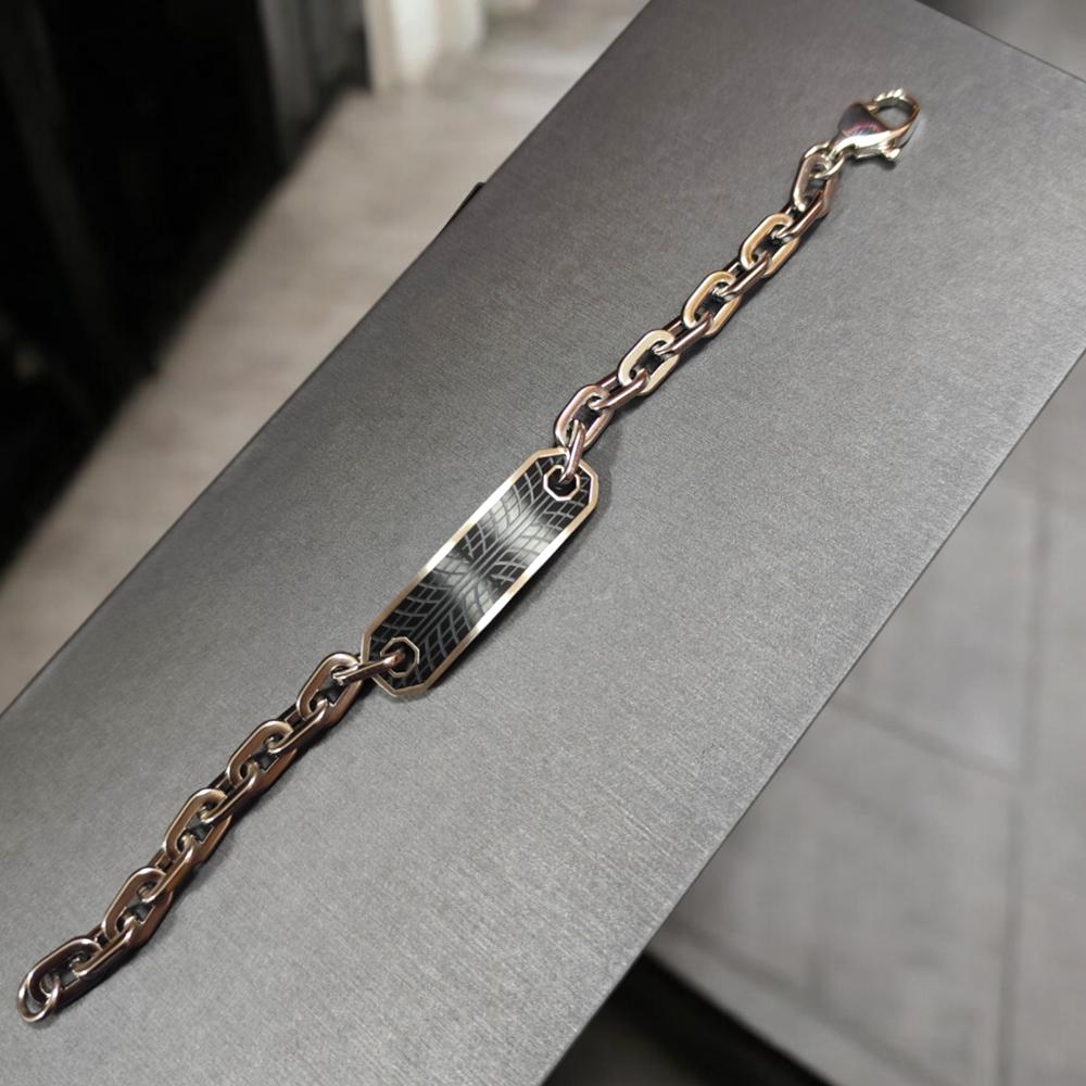 PULSERA DE HOMBRE CAT J002B00112 NEGRO-PLATEADO - 2