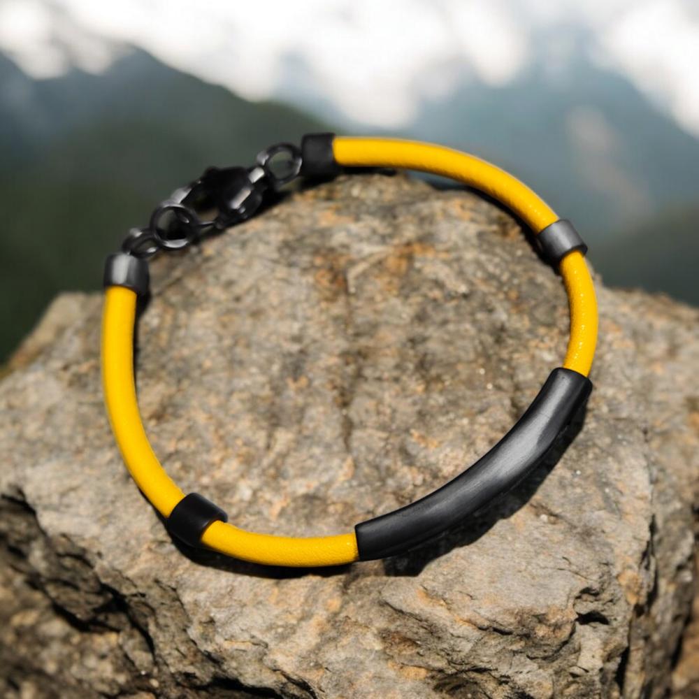 PULSERA DE HOMBRE CAT J007B10171 NEGRO-AMARILLO - 2