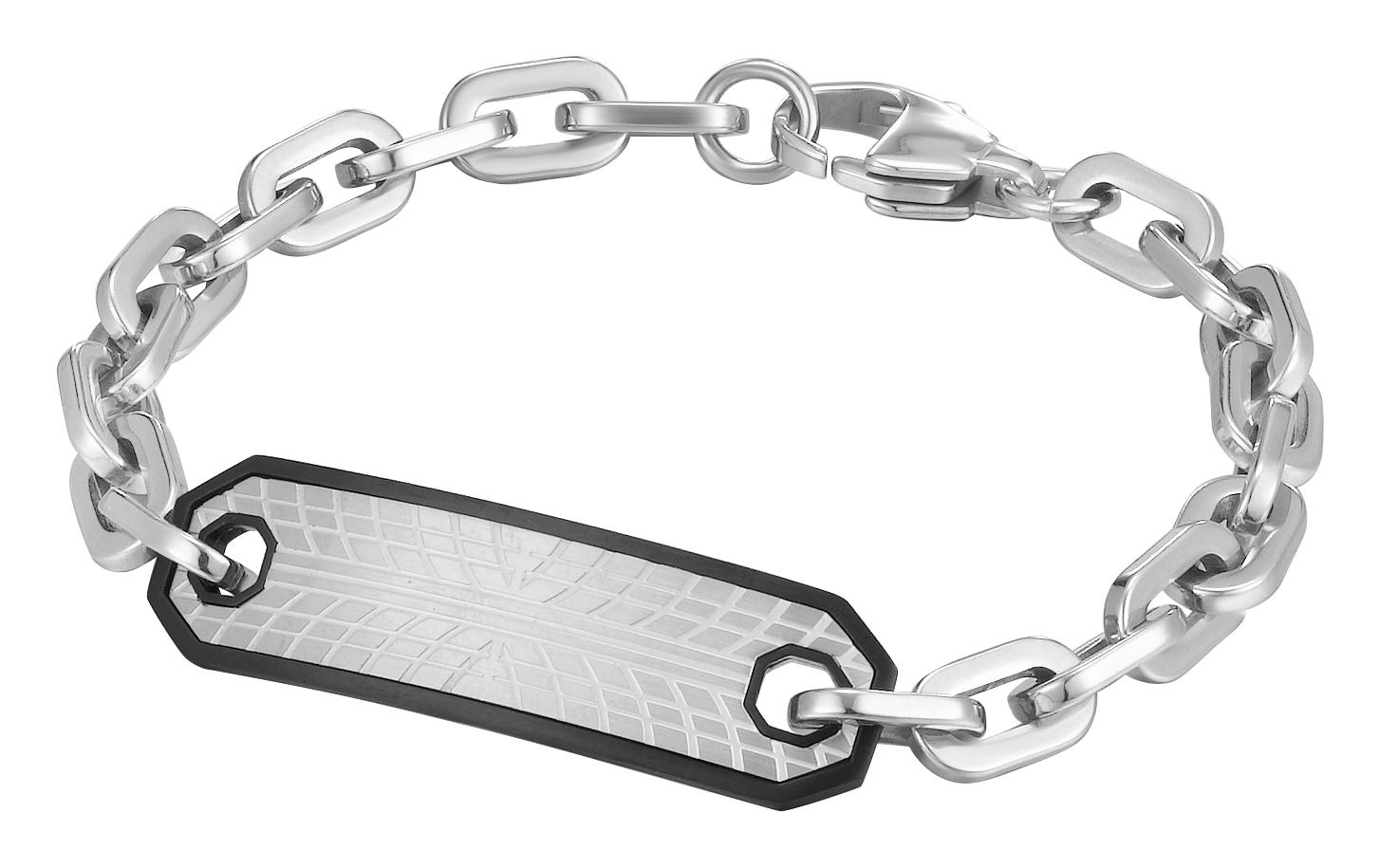 PULSERA DE HOMBRE CAT J002B00121 PLATEADO-NEGRO - 1
