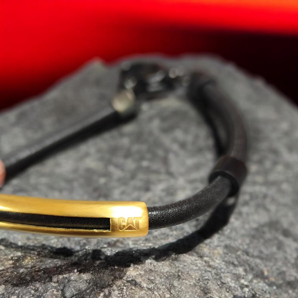 PULSERA DE HOMBRE CAT J007B70118 DORADO-NEGRO - 3