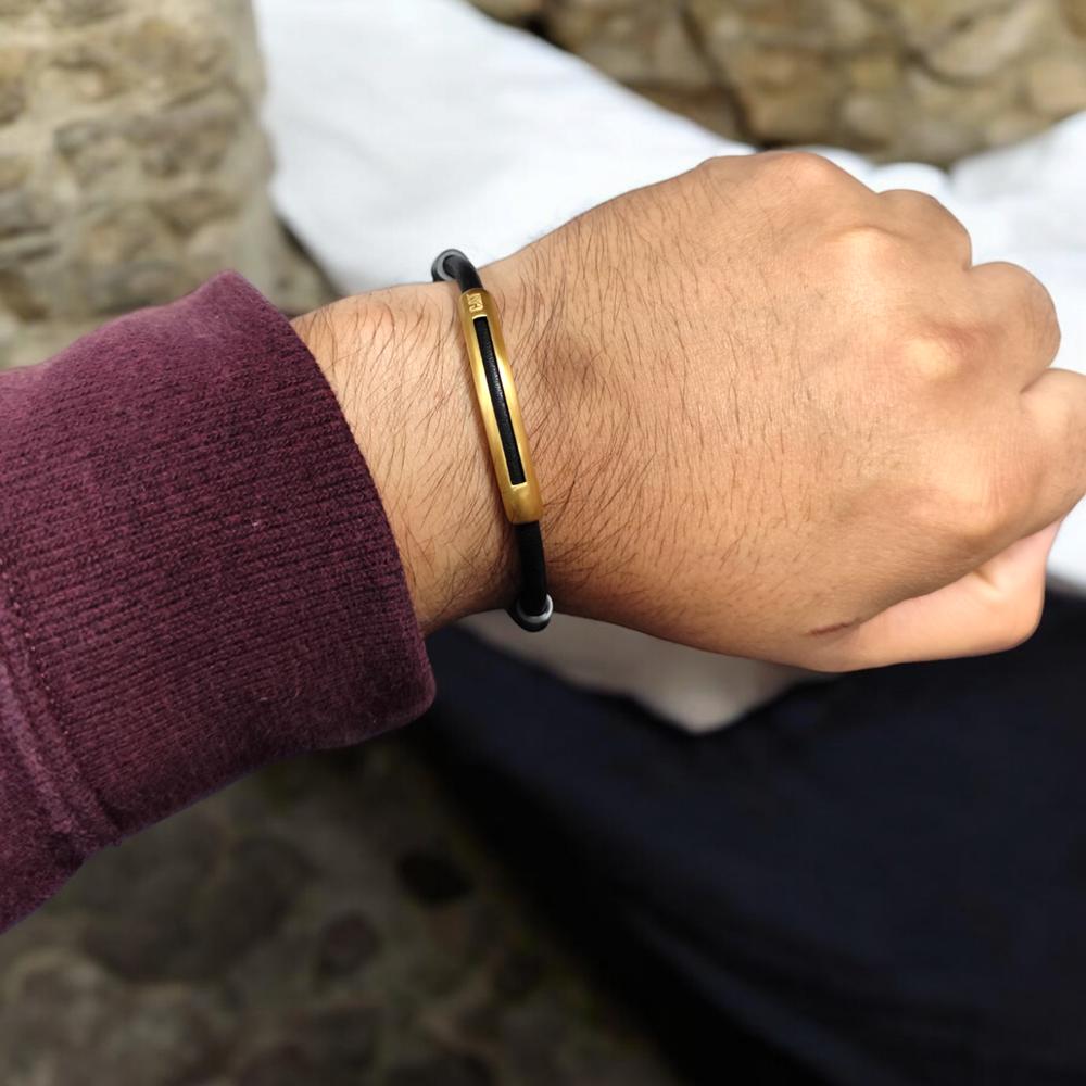 PULSERA DE HOMBRE CAT J007B70118 DORADO-NEGRO - 4