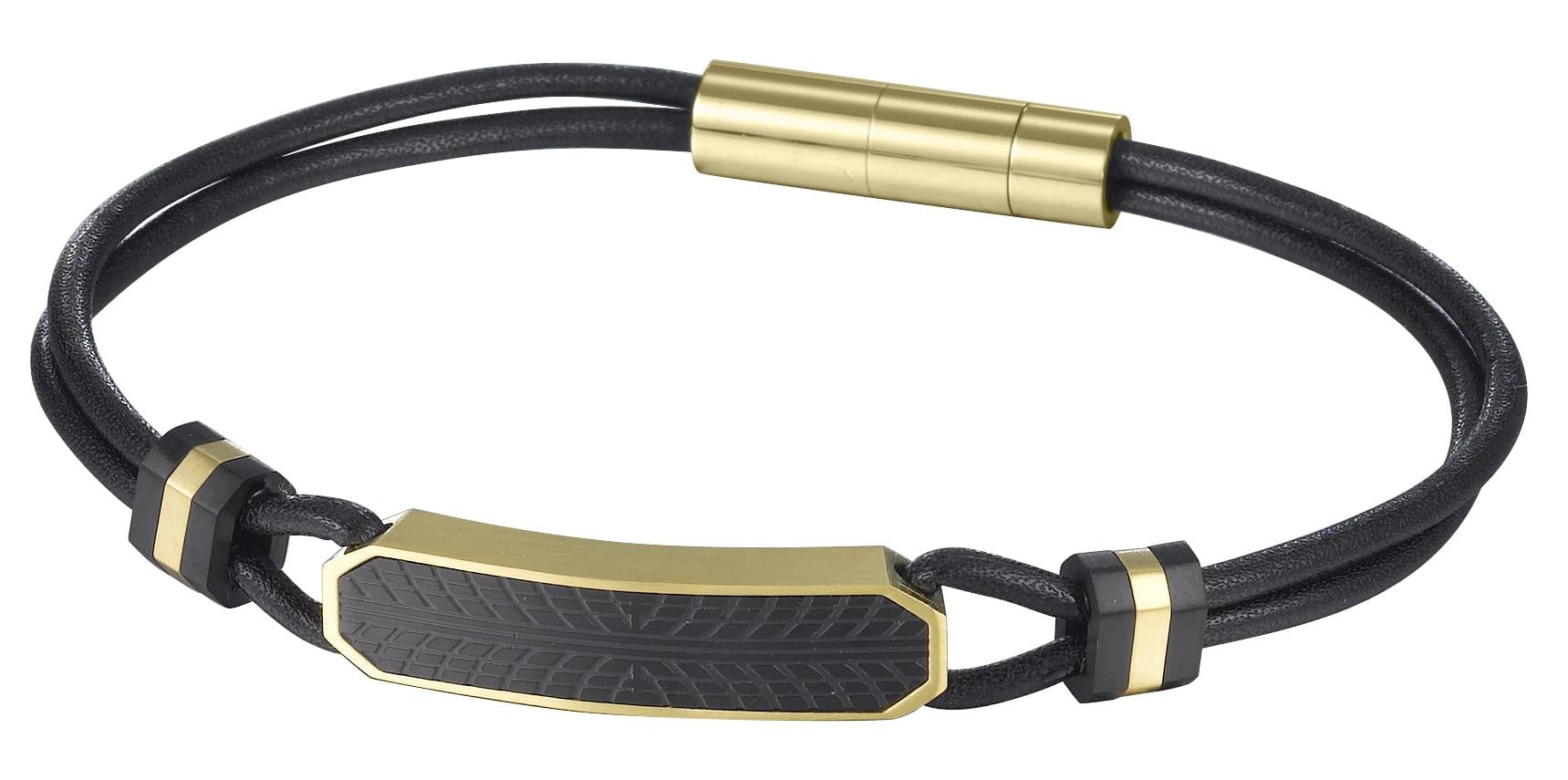 PULSERA DE HOMBRE CAT J001B10119 DORADO-NEGRO - 1