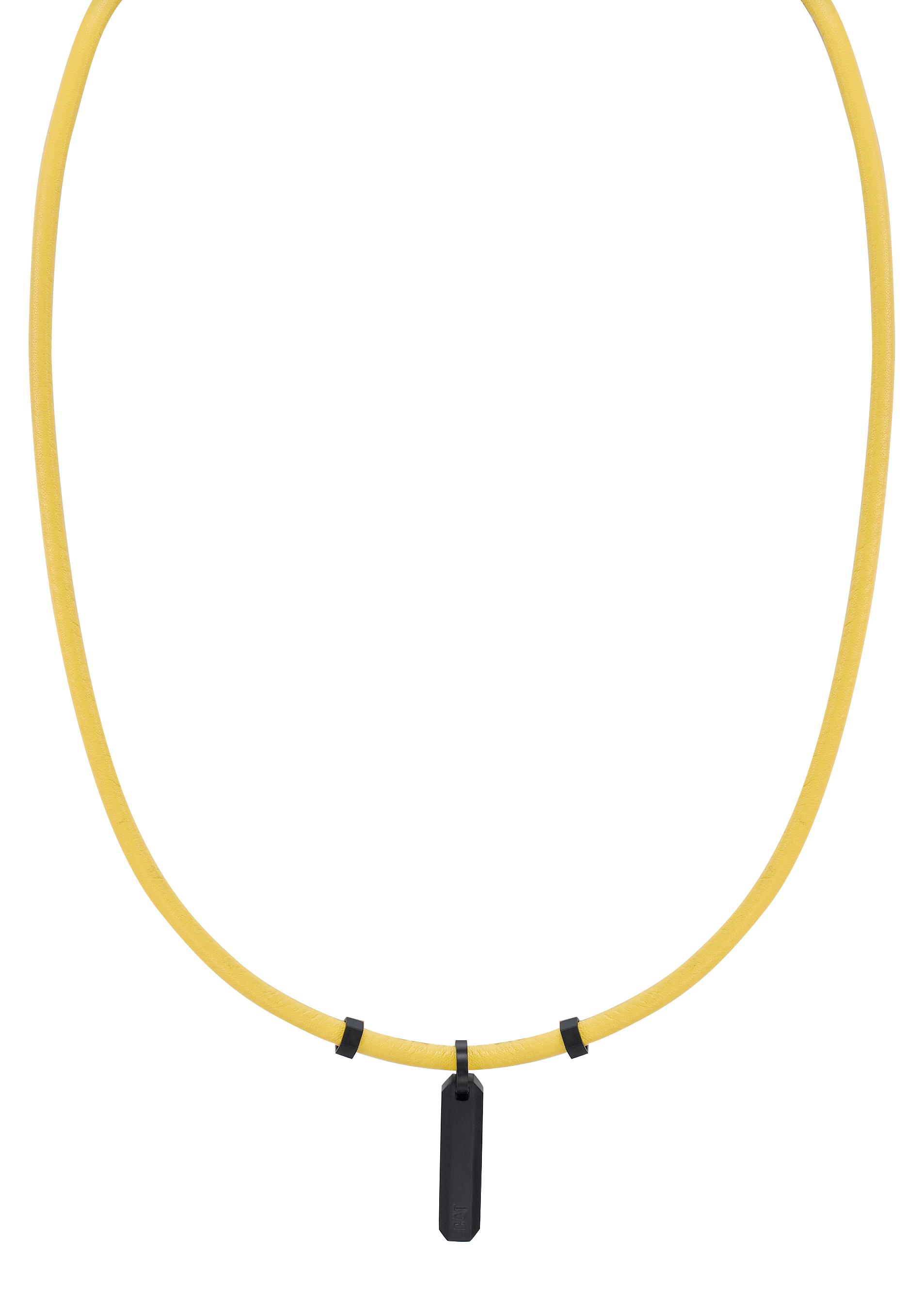 CADENA DE HOMBRE CAT J005N10171 NEGRO-AMARILLO - 1