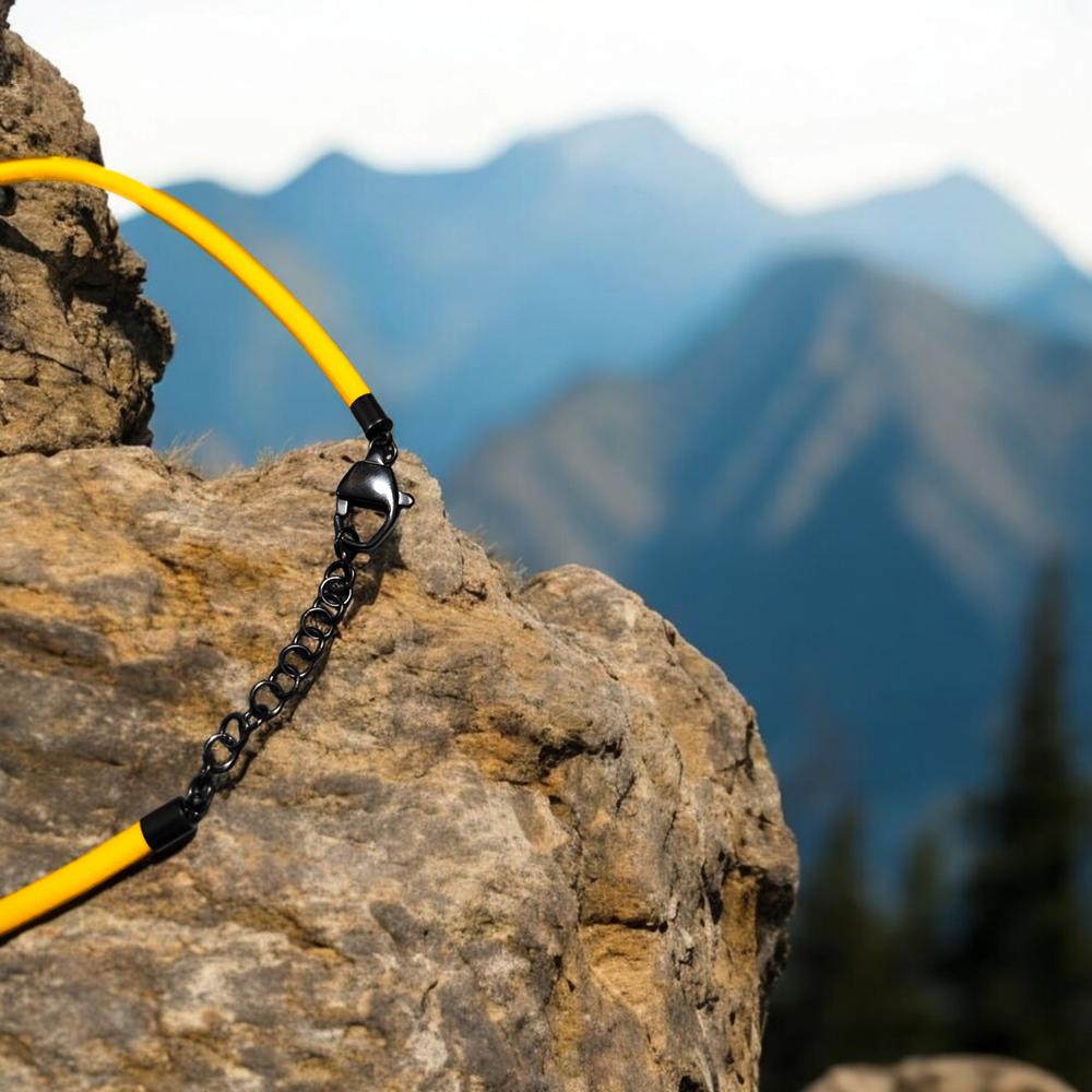 CADENA DE HOMBRE CAT J005N10171 NEGRO-AMARILLO - 4