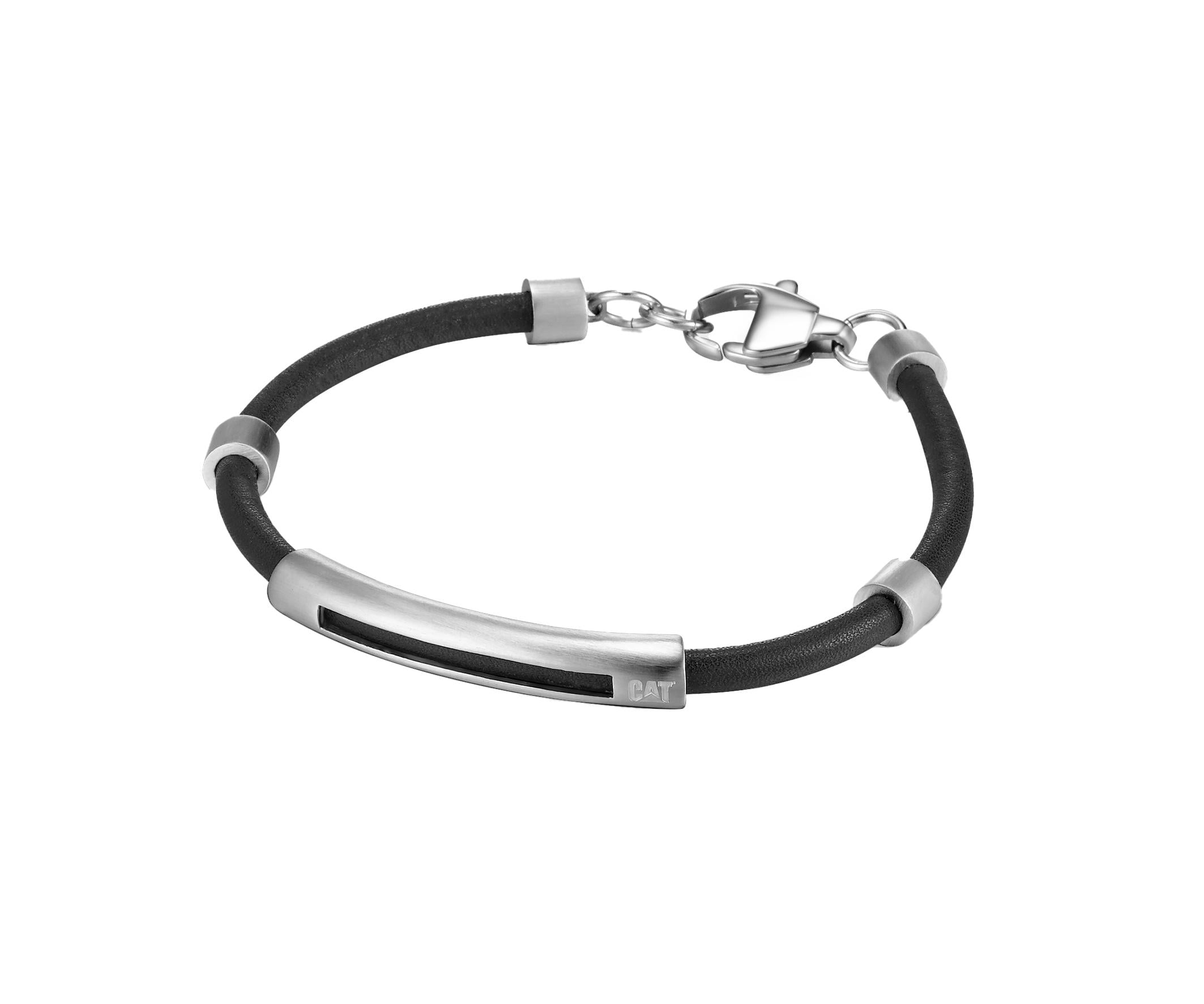 PULSERA DE HOMBRE CAT J007B10112 PLATEADO-NEGRO - 1