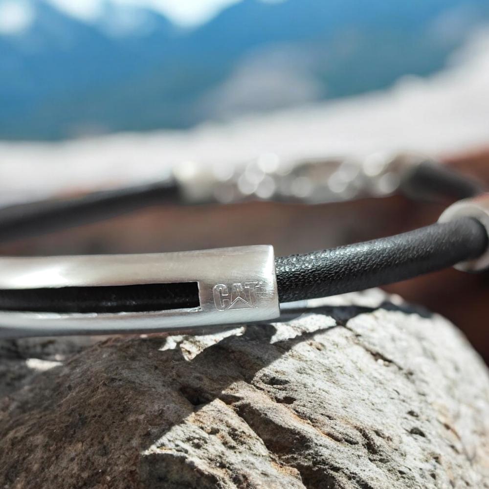 PULSERA DE HOMBRE CAT J007B10112 PLATEADO-NEGRO - 3
