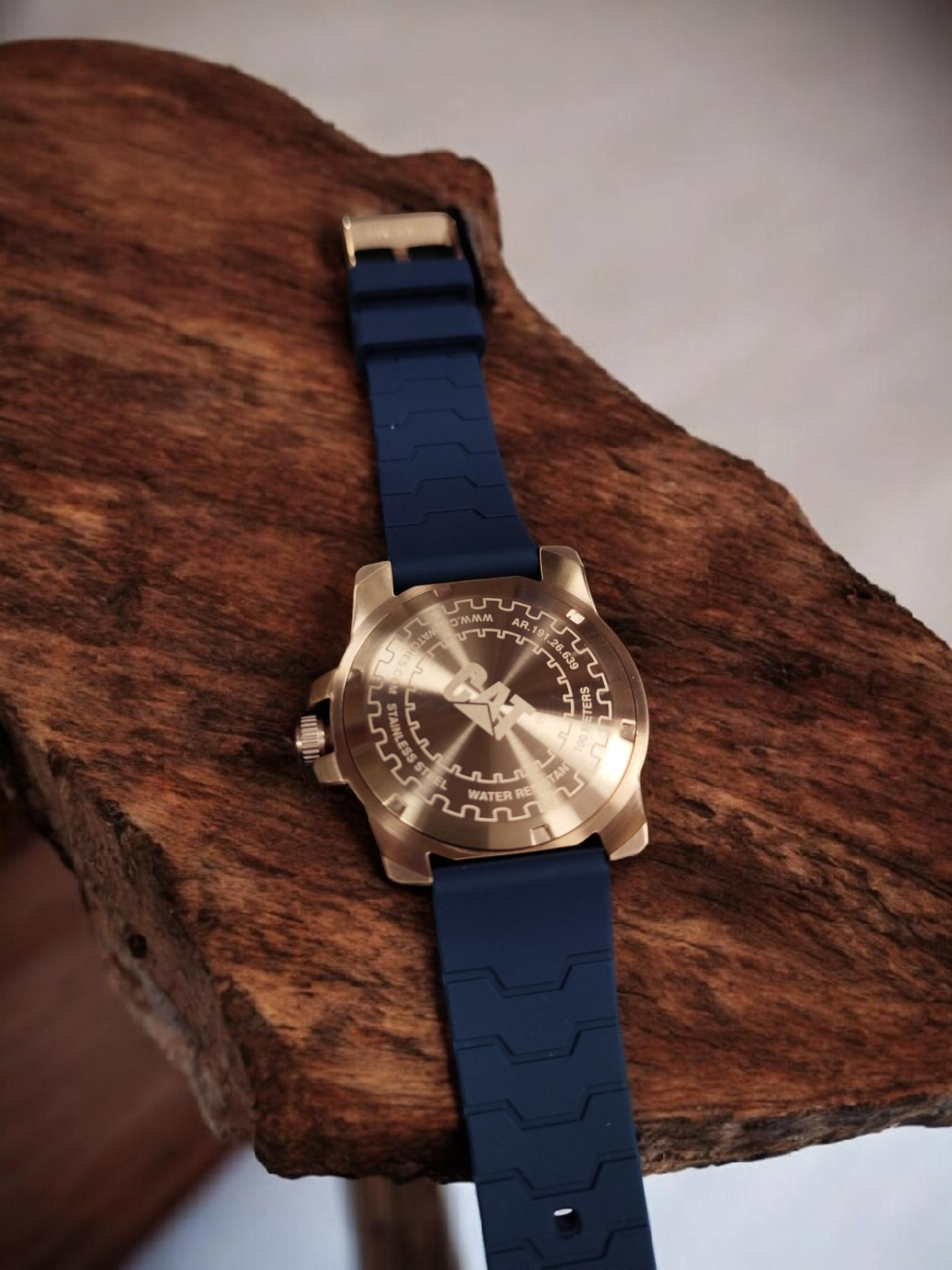 RELOJ CAT HOMBRE AR-191-26-639 STEEL BARRICADE - 7