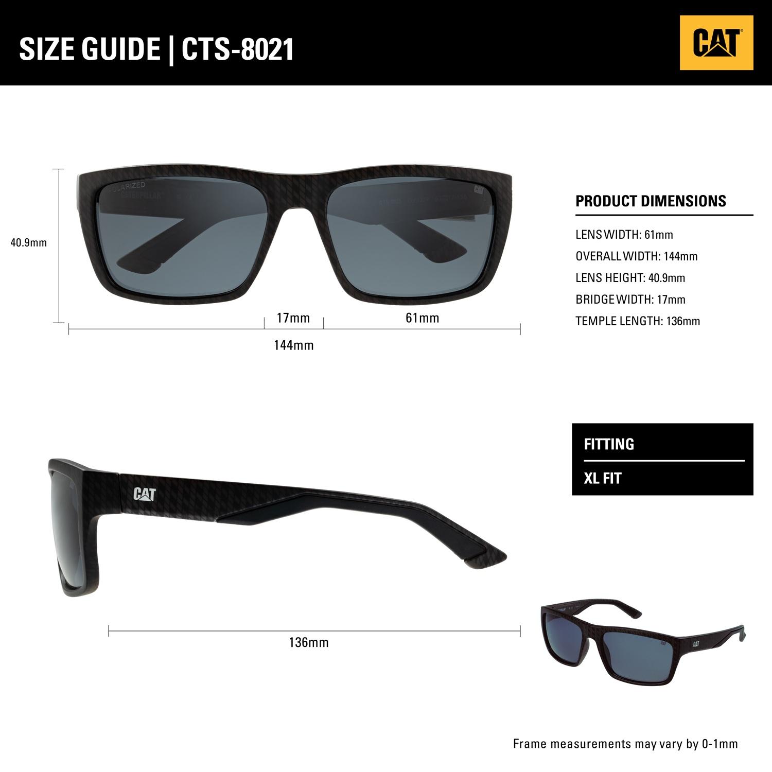 LENTES DE SOL POLARIZADOS CAT CTS-8021-108P GRIS - 3