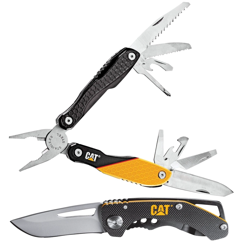 SET MULTIHERRAMIENTAS 13 EN 1 MAS CUCHILLO PLEGABLE CAT - 4