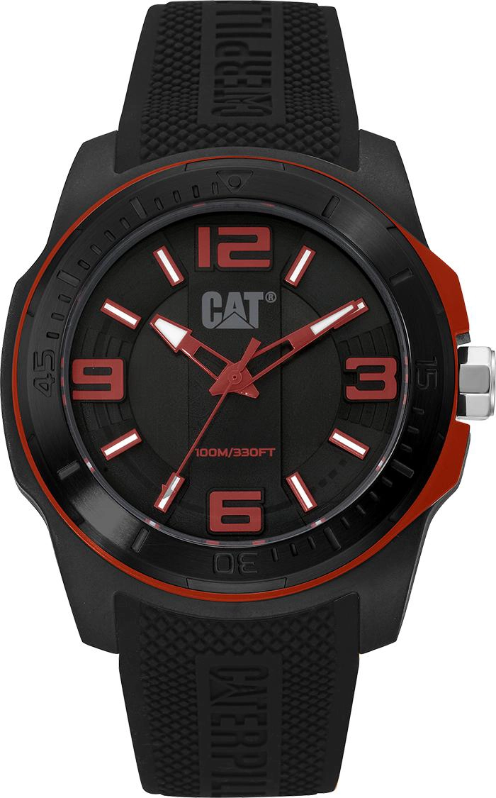 RELOJ ANALOGO CAT HOMBRE LX GRIDLOCK - ROJO - 1