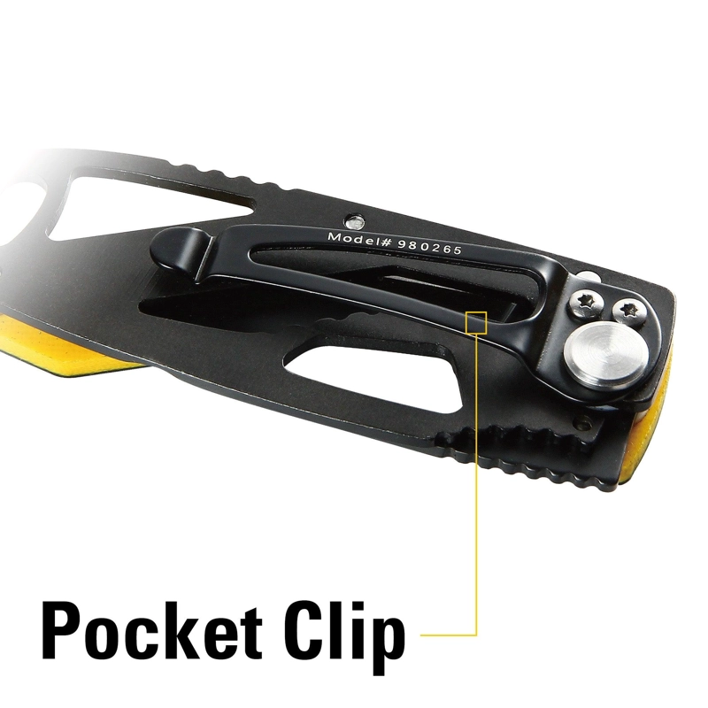 CUCHILLO NAVAJA MAS LLAVERO MULTIHERRAMIENTA CON LUZ CAT 980361N - 5