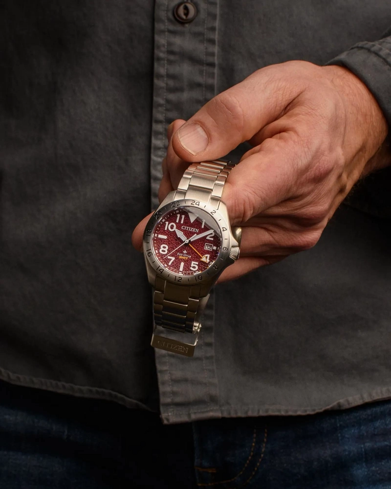 RELOJ CITIZEN HOMBRE BJ7150-50W PROMASTER LAND GMT - 4