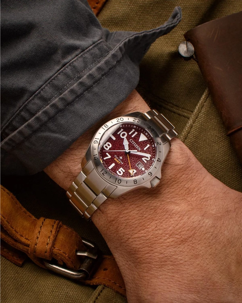 RELOJ CITIZEN HOMBRE BJ7150-50W PROMASTER LAND GMT - 5