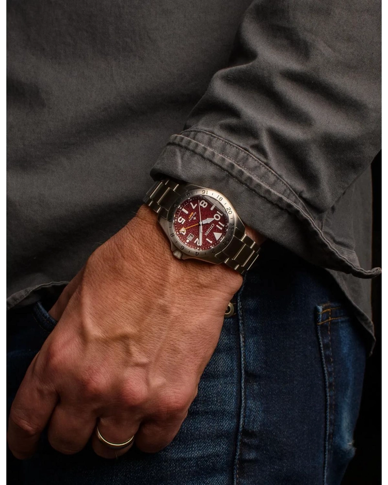 RELOJ CITIZEN HOMBRE BJ7150-50W PROMASTER LAND GMT - 6