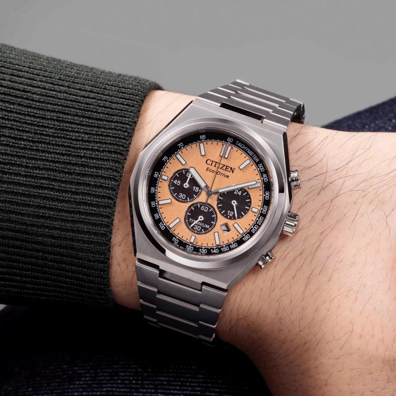 RELOJ CITIZEN HOMBRE CA4610-85Z ZENSHIN CHRONO SUPER TITANIO ECO-DRIVE - 5