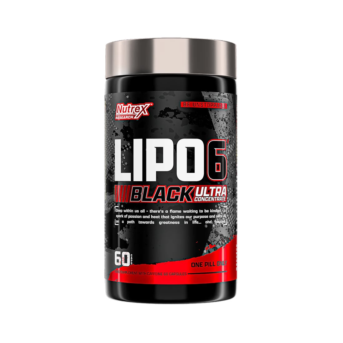 QUEMADOR DE GRASA NUTREX LIPO 6 BLACK UC ( CON RES.) 60 CAPS - 1