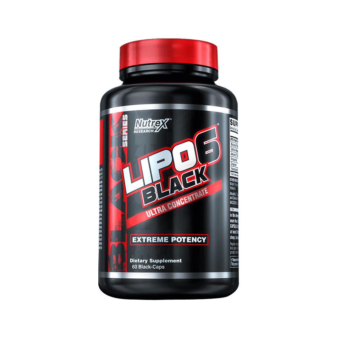 QUEMADOR DE GRASA NUTREX LIPO 6 BLACK UC ( CON RES.) 60 CAPS - 2