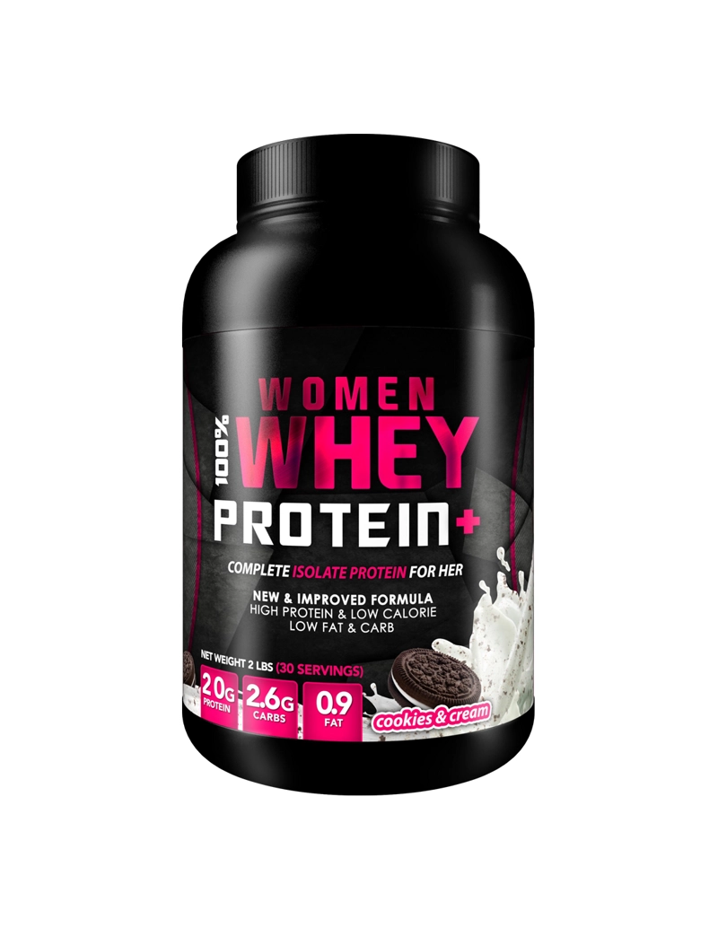 100% WOMEN WHEY 2LBS - COOKIES AND CREAM - 1