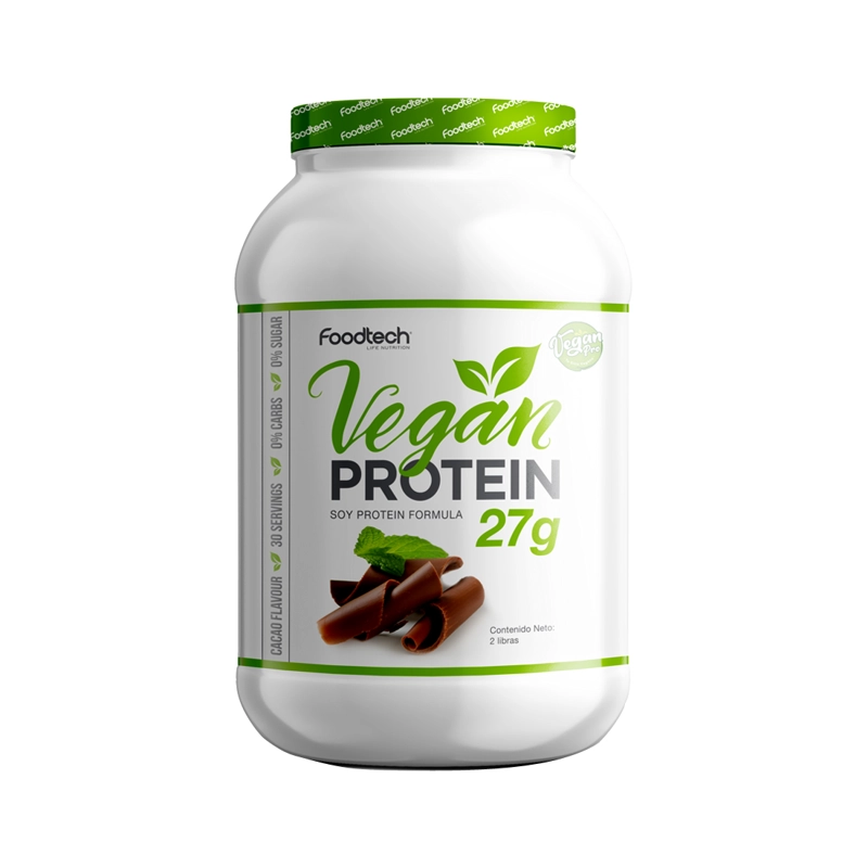 VEGAN PROTEIN 2LB - FOODTECH CACAO - 1