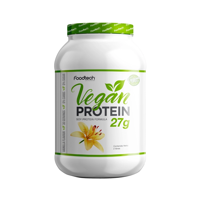 VEGAN PROTEIN 2LB - FOODTECH VAINILLA ICE CREAM - 1