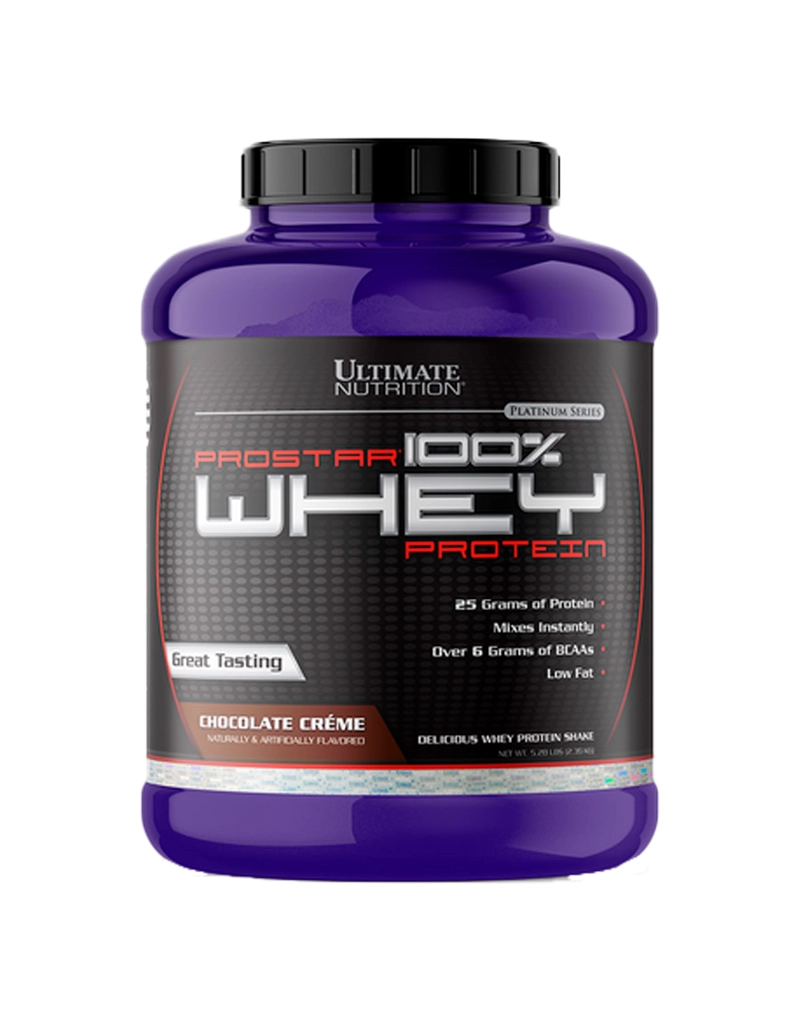 PROTEÍNA ULTIMATE NUTRITION PROSTAR 100% WHEY PROTEIN 5 LBS -CHOCOLATE - 1