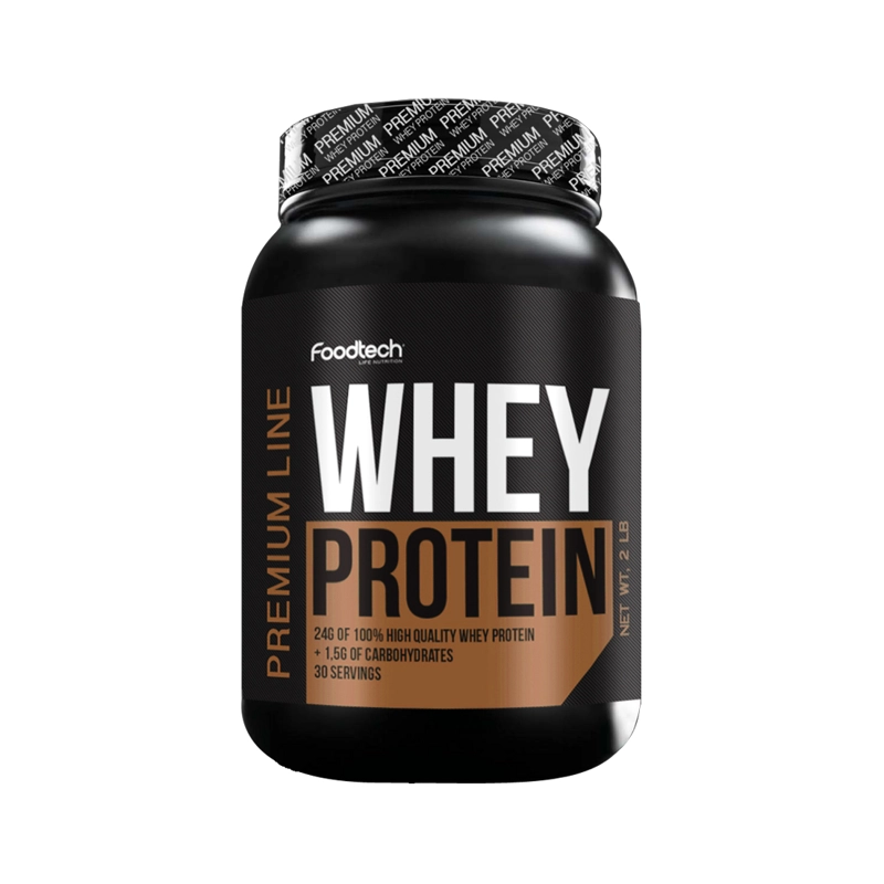 WHEY PROTEIN PREMIUM LINE 2 LBS - FOODTECH PREMIUM CHOCOLATE - 1