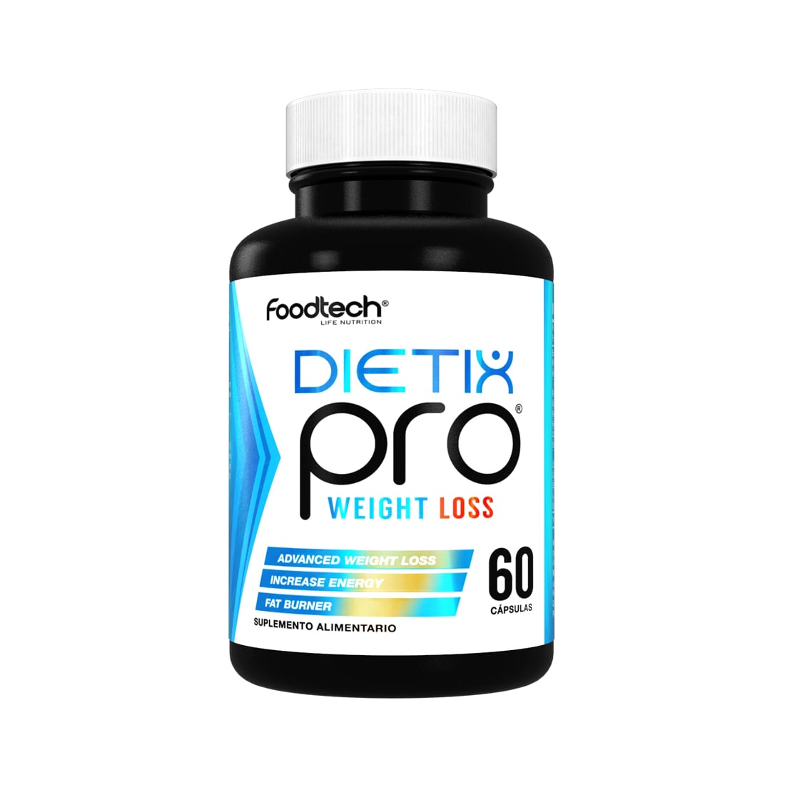 SUPLEMENTO ALIMENTICIO FOODTECH DIETIX PRO WEIGHT LOSS CAPSULAS 60 UN - 1