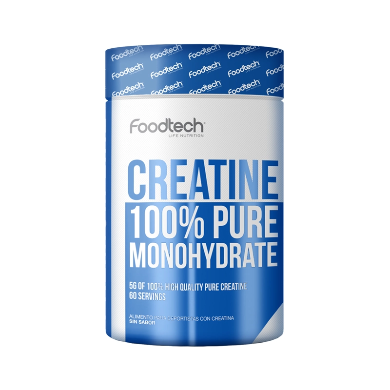 CREATINA FOODTECH 100% PURE MONOHYDRATED 60 SVS - 1