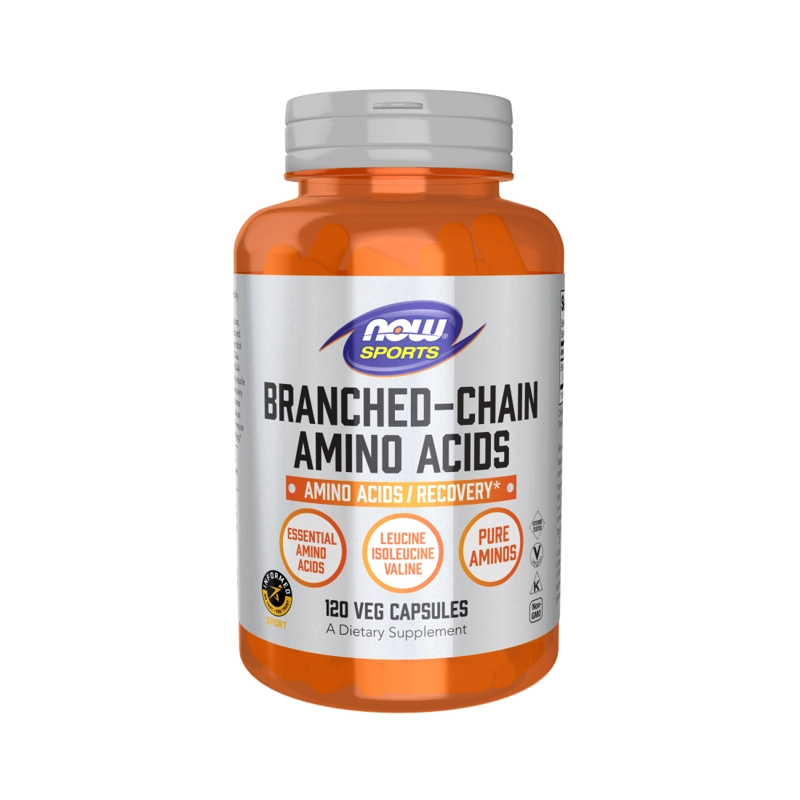 AMINOÁCIDO NOW FOODS BRANCHED CHAIN AMINO 120 CAPS - 1